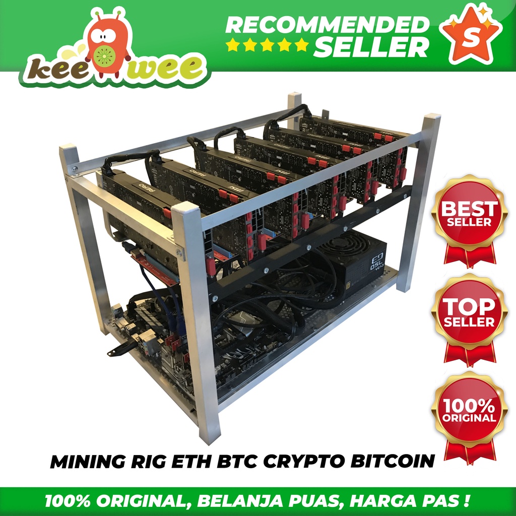 MINING RIG ETH BTC CRYPTO BITCOIN - MINING JOSS