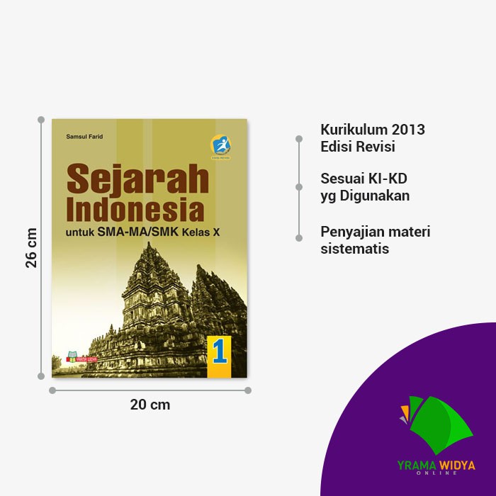 Yrama Widya - Buku Sejarah Indonesia untuk SMA-MA/SMK Kelas X