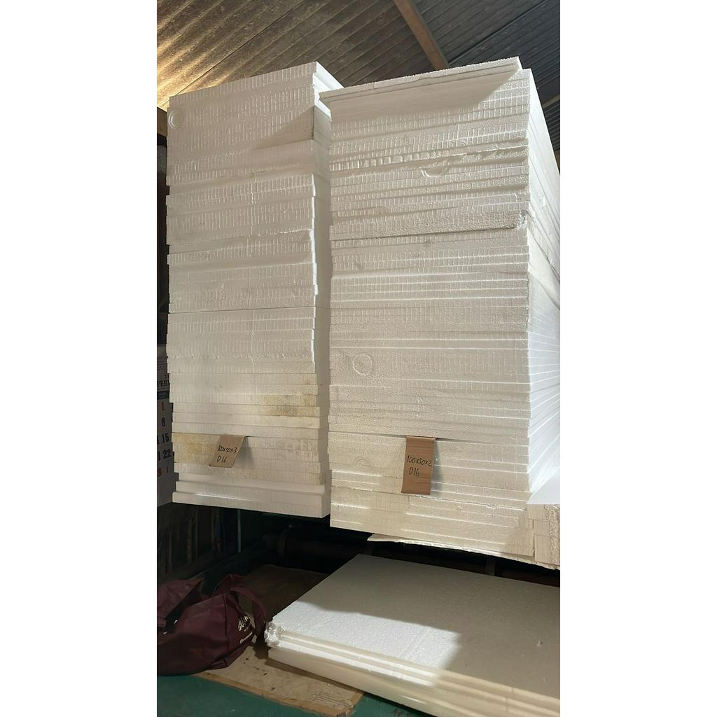Loonagranit Styrofoam Lembaran 100 X 50 X 5Cm - Styrofoam Dekorasi - Sterofoam Lembaran - Lembaran