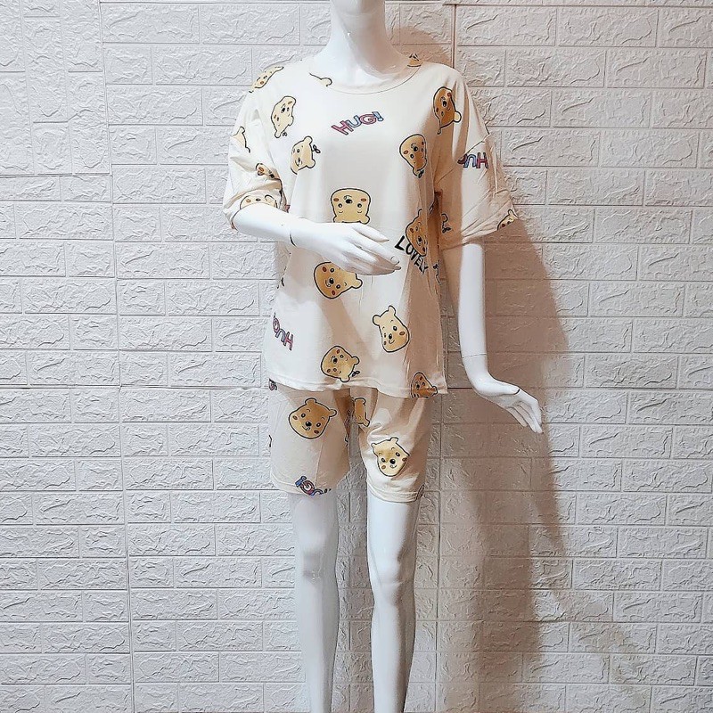 Setelan baju tidur winnie the pooh