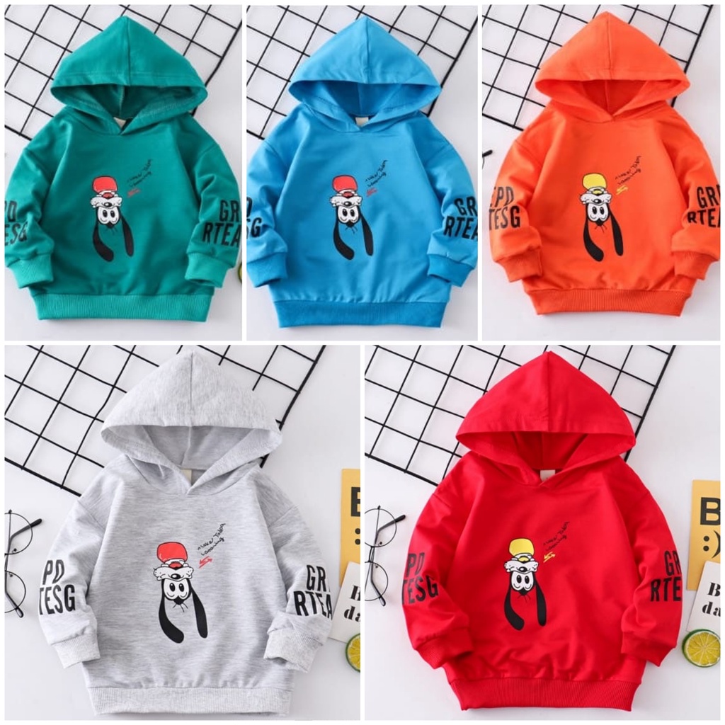 DinoDino JAKET HOODIE ANAK LAKI-LAKI IMPORT GREAT GOOFY SWEATER KUPLUK JACKET BAYI UMUR 0 6 BULAN 1 