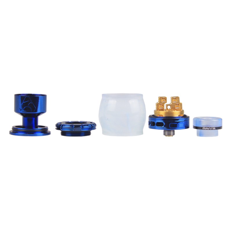 Advken Manta 24 RTA Atomizer - RESIN BLUE [Authentic] KiswaraBandung