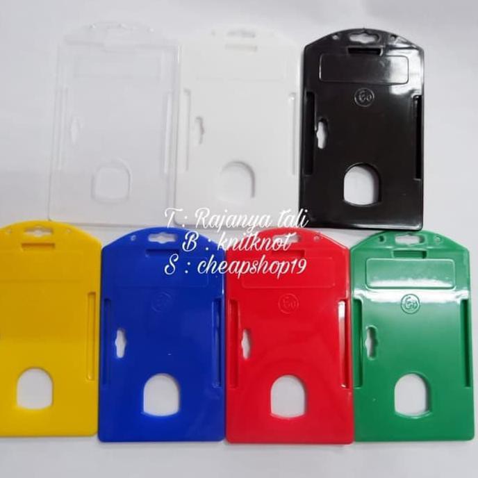 

Frame / Casing kartu ID card name tag card holder PLASTIK - Transparan