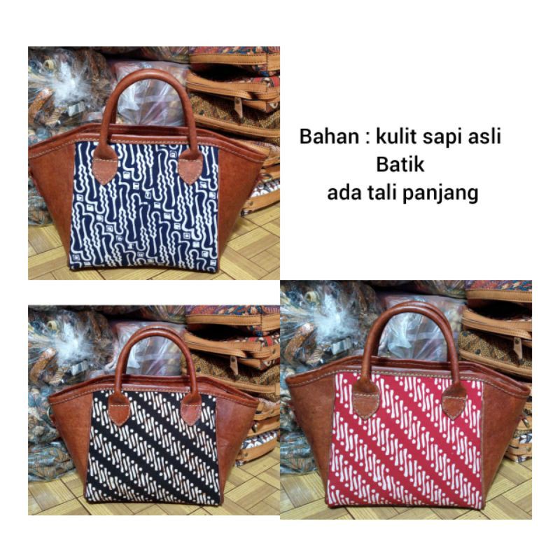 TAS RANIA BATIK KULIT PREMIUM/KULIT SAPI ASLI