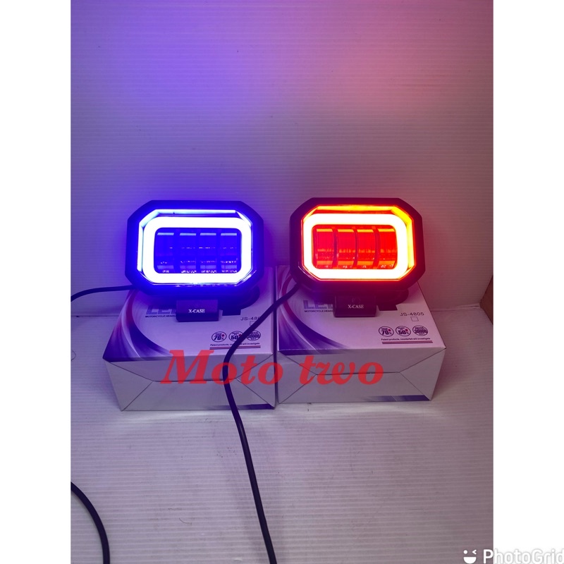 Lampu tembak daymaker mini 4Led 6D 10x6cm