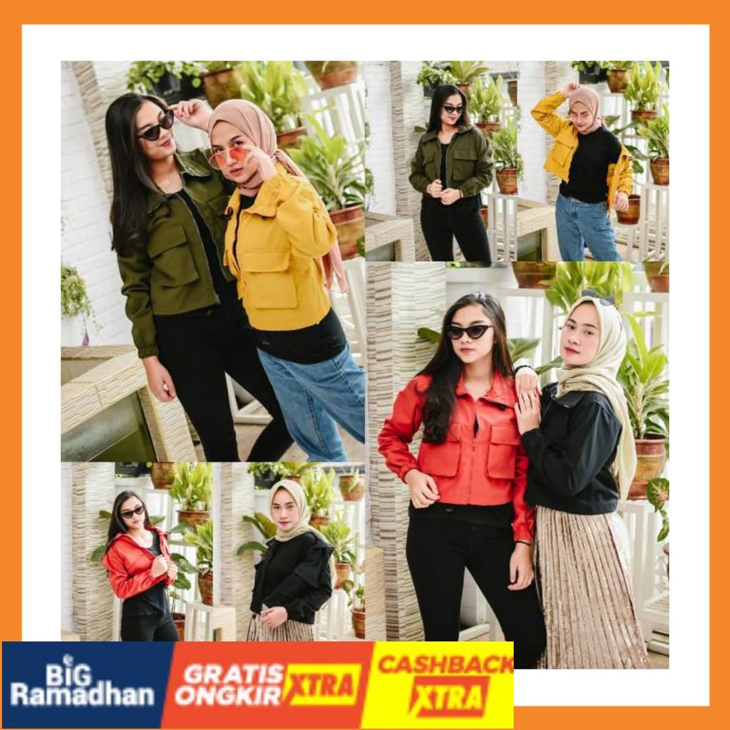 FASHION AHHA NEW RAPID BOLAK BALIK ORIGINAL/ jaket wanita  - SURY JAKET - jaket murah - jaket