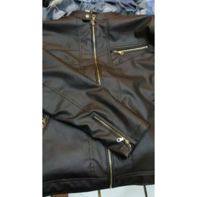 promo jaket karlit/jaket semi kulit berkualitas.size:M,L,XL,XXL