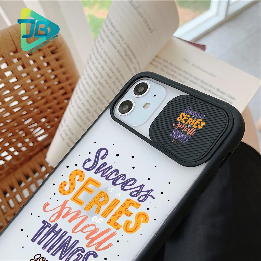 SOFTCASE SLINGCASE SLIDE PELINDUNG KAMERA QUOTES SAMSUNG OPPO VIVO REALME IPHONE XIAOMI ALL TYPE JB5136