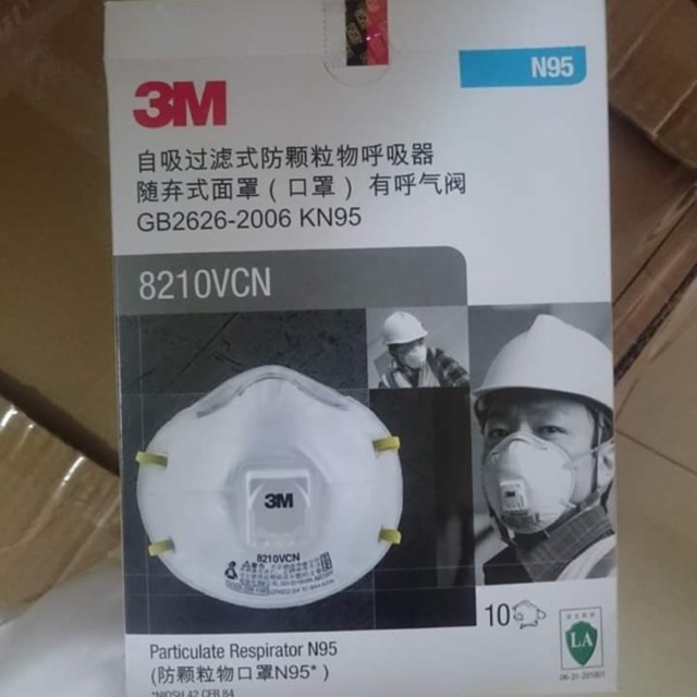 Masker N95 3M 8210VCN KN95 Hologram