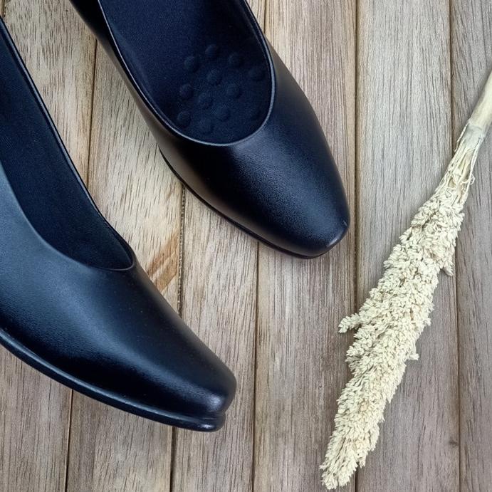 ✹ ERASMAS 02C Heels 7 cm Sepatu Pantofel Wanita / Sepatu Dinas PDH Kantor / Sepatu Kerja Wanita / Se