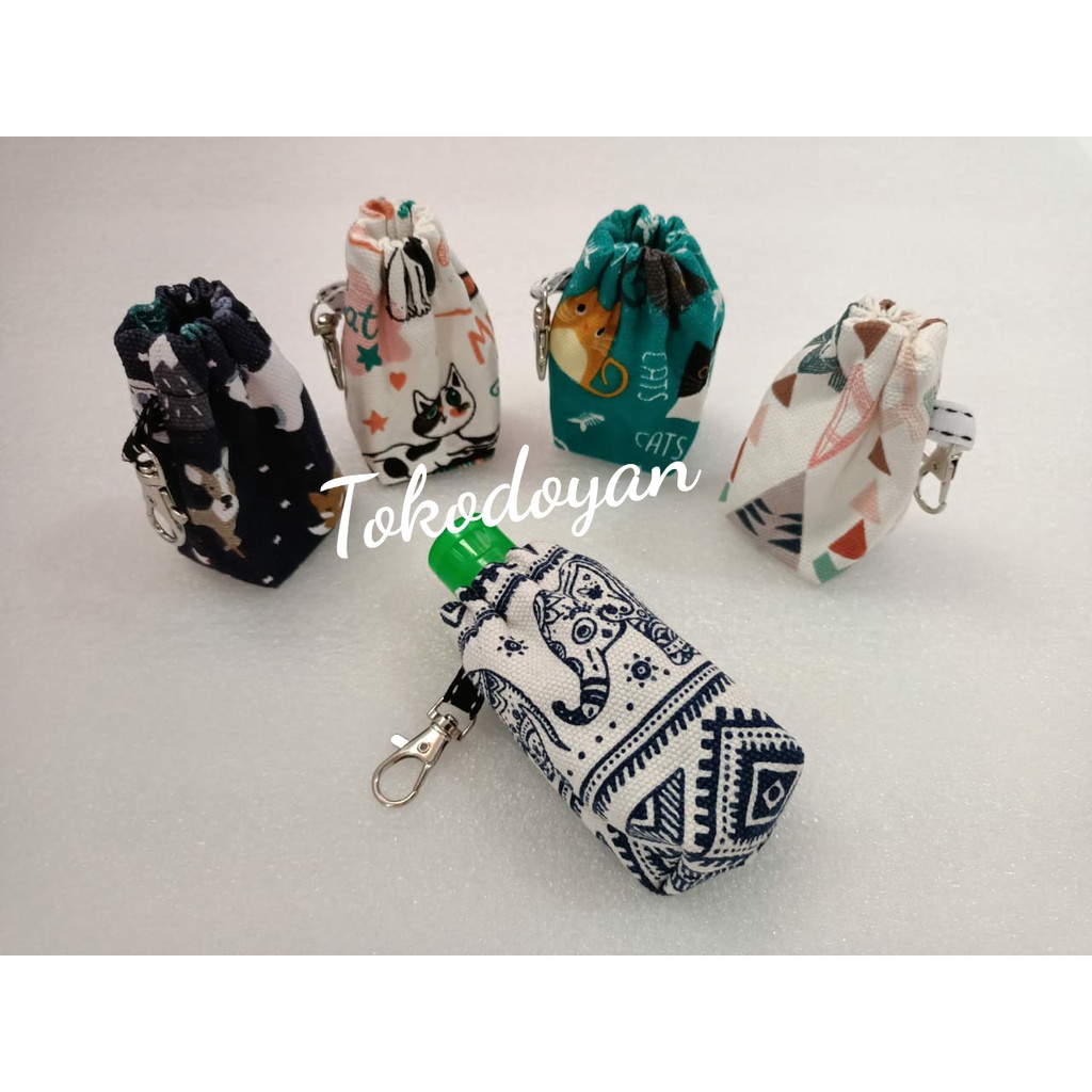 Pouch Hand Sanitizer Holder 60ml Handmade