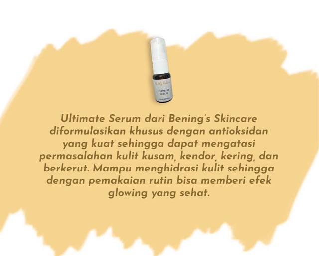 Bening's Ultimate Serum Benings Skincare (Benings Clinic)