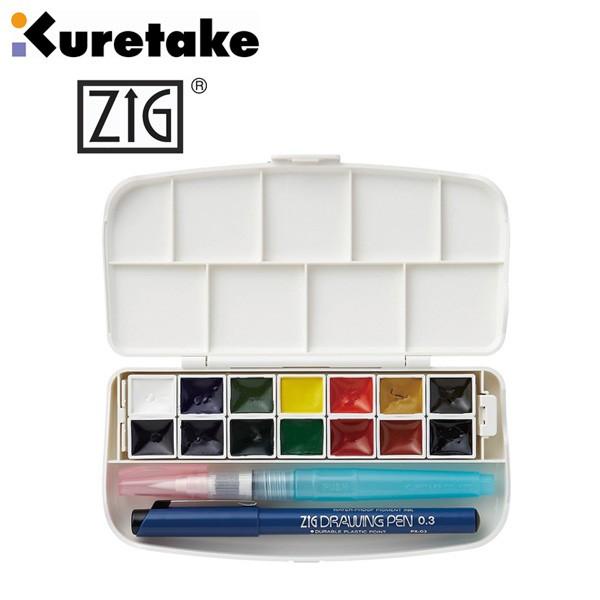 

STOK BARU! KURETAKE ZIG WATERCOLOR SYSTEM - TRANSPARENT WATERCOLOR SET 14 ALAT LUKIS MURAH AL6