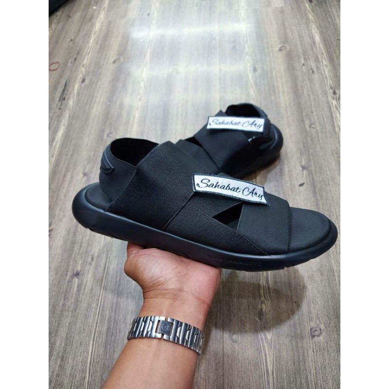 Sepatu Sandal Y-3 Yohji Yamamoto Triple Black