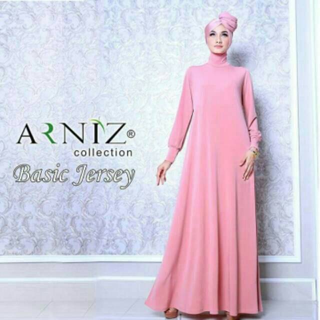 Gamis Basic Jersey Ori by Arniz