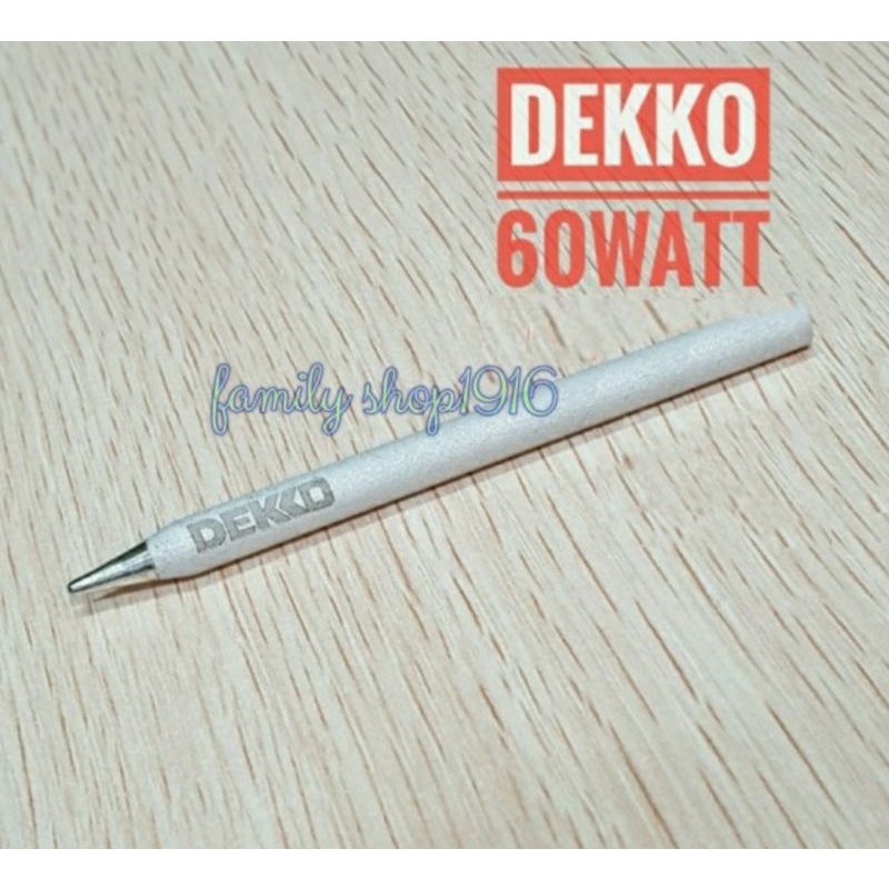 Mata Solder Original Dekko 60 watt Type DS 60 N Model Tumpul / Standar