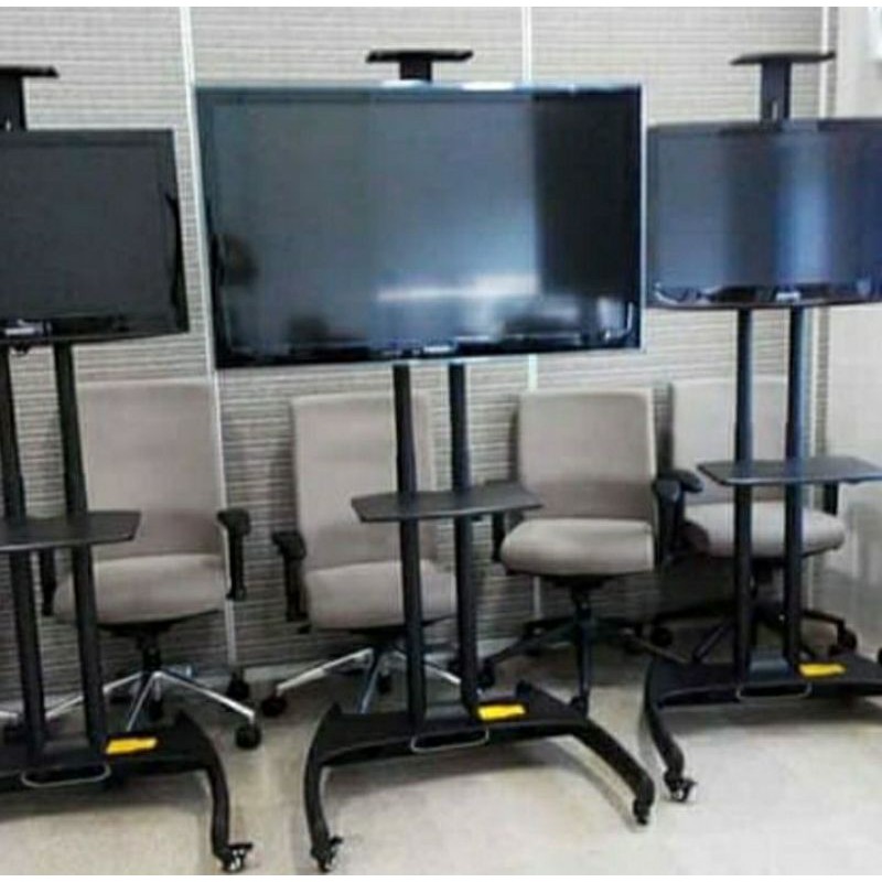 Braket Stand Tv Roda 32 inch 43 inch 49inch 50inch-65Inch Adjustable