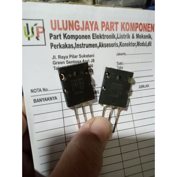 transistor final 2SA1943 2SC5200 toshiba