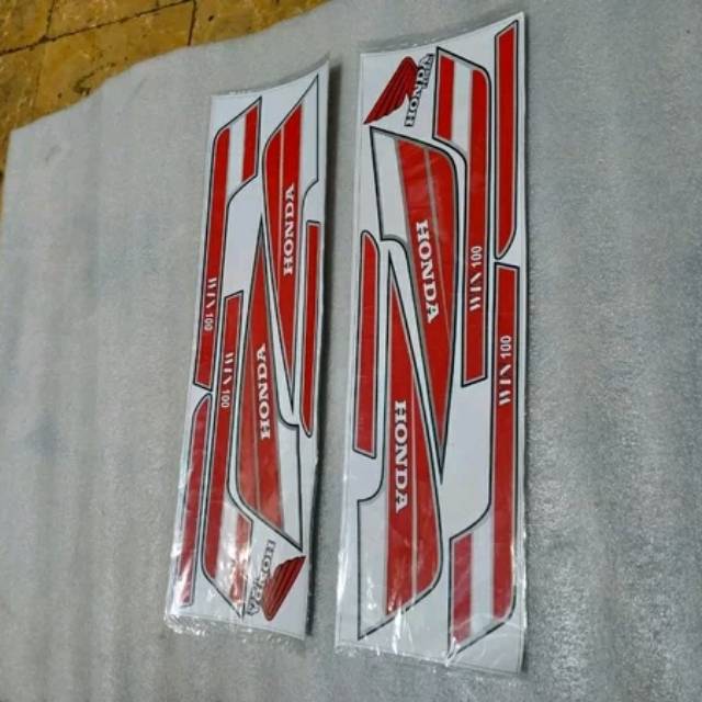 Stripping Sticker Body Honda Win 100 Win 100 GF6 GF 6 Trail