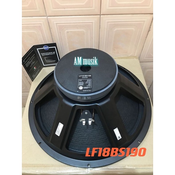 Jual SPEAKER WOOFER 18 INCH RCF LF18BS190 VC 3 INCH 18BS190 | Shopee ...