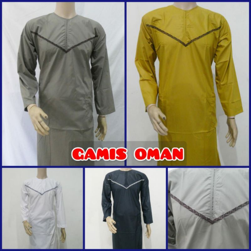 Juba Gamis Pria Slimfit Model Saudi Bordir Lengan Panjang Motif Terbaru