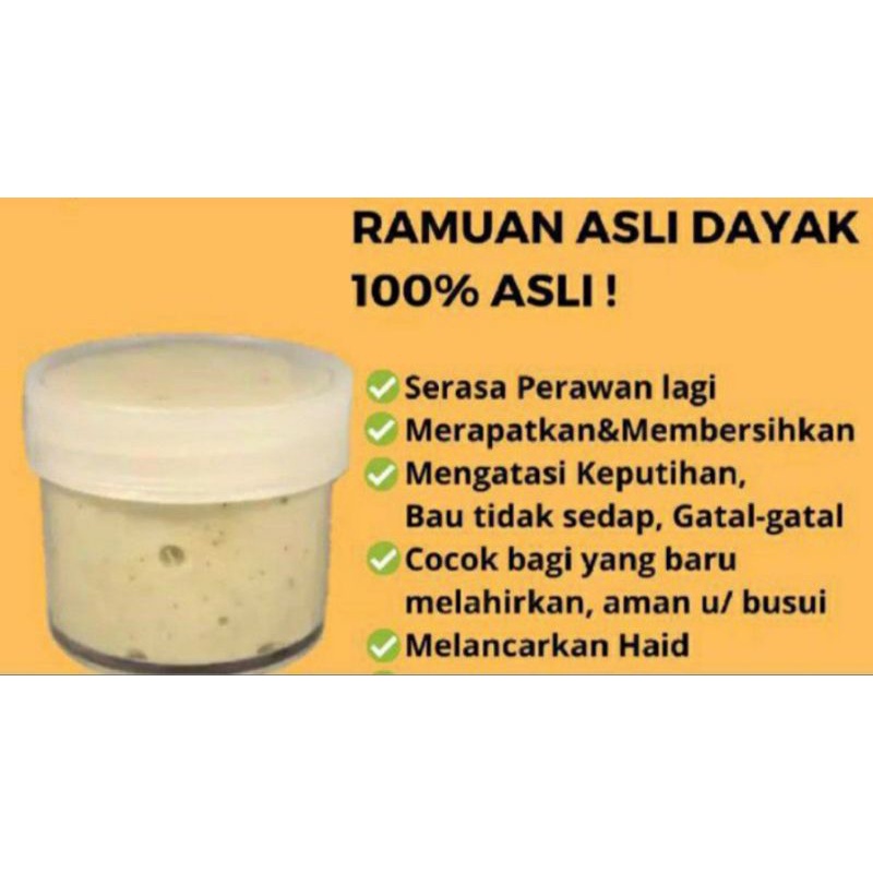 RAMUAN DAYAK ORYGINAL HERBAL/ramuan crem Dayak ,BUJANG asli kalimantan