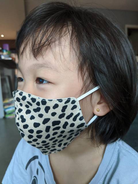 Masker kain dewasa &amp; anak 4-10Y | DUO KRUCILS