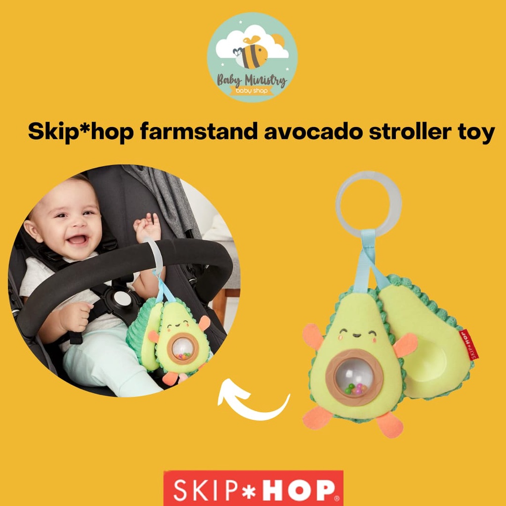 SKIP HOP FARMSTAND AVOCADO STROLLER TOY/ MAINAN STROLLER BAYI/ MAINAN BAYI