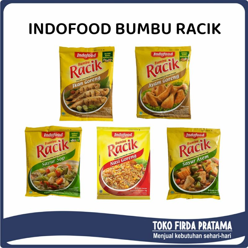 [1 RENCENG ISI 10 SACHET] Indofood Bumbu Racik semua varian | Shopee