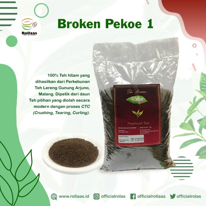 

DISKON - (BISA COD) Teh Hitam Seduh 1kg Rolas