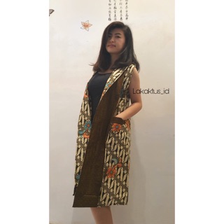 kardigan batik  nikita blazer  batik  fashion batik  murmer 