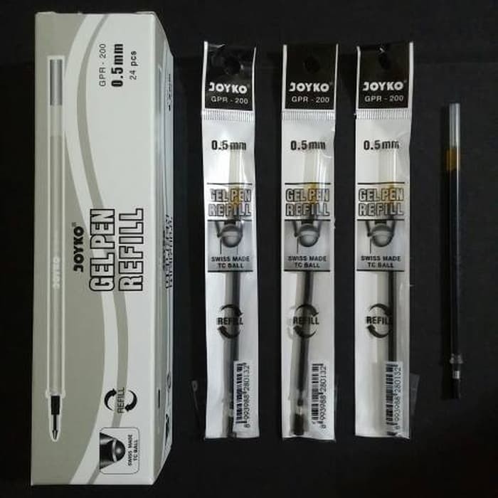 

BIG SALE Gel Pen Refill / Isi Ulang Pen / Isi Pulpen Joyko GPR-200 / 0.5 mm