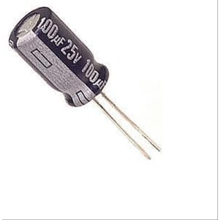 Capasitor elco 100uf 25v kapasitor elko 100 uf 25 volt micro Capacitor