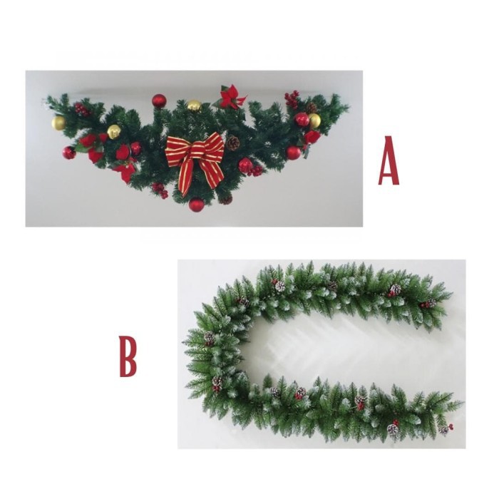 Gantungan Plafon Garland Natal Salju - dekorasi natal