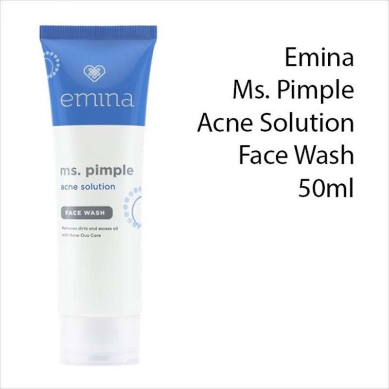 EMINA MS. PIMPLE ACNE SOLUTION FACE WASH 50ML