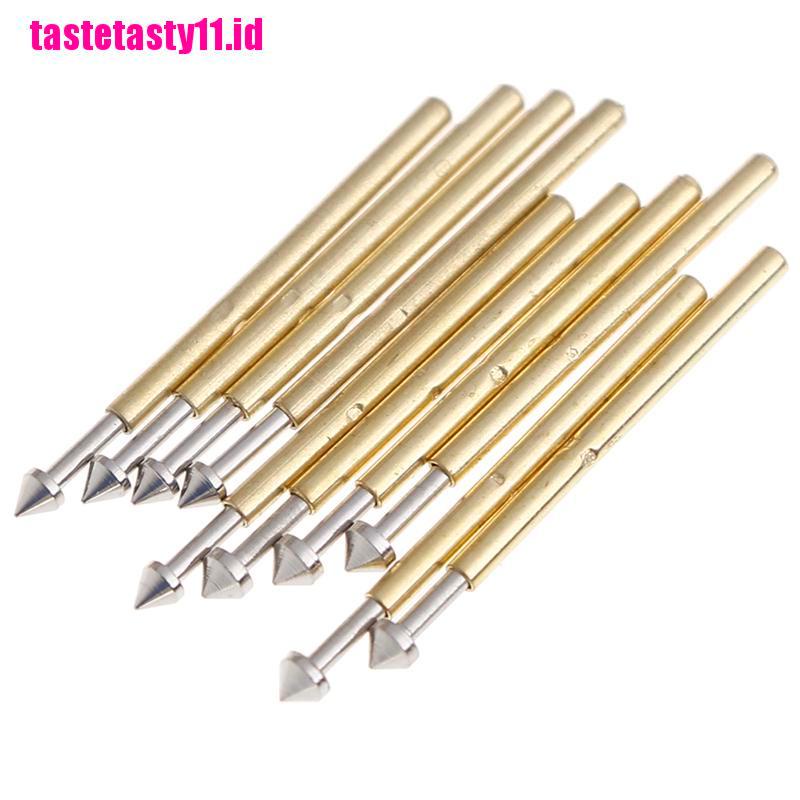 100 Pcs P75-E2 / E3 spring test probe pogo pin 1.3 / 1.5mm Kepala Kerucut