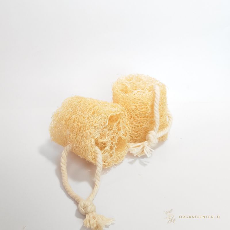 Loofah Sponge Mini / Spons Gambas Natural Alami / Spons Sabut Cuci Piring / Oyong Kering Zero Waste