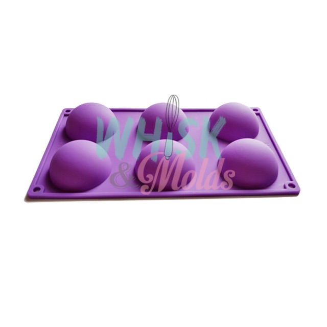 Cetakan Silikon Kue Setengah Lingkaran Dome Dessert Cake Silicone Mold diameter 7cm