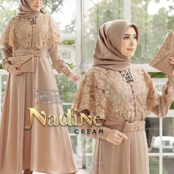 ♔ nadine dress / gamis muslim / gamis jumbo ▲