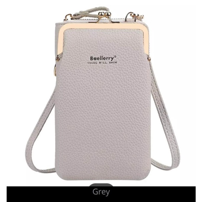 Tas Selempang Import Murah Meriah Cewek Wanita Bahan Kulit Ori Resleting W1U2 Terbaru Tas Selempang 