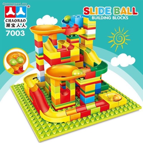 MWN Mainan Slide Ball Building Blocks 7003