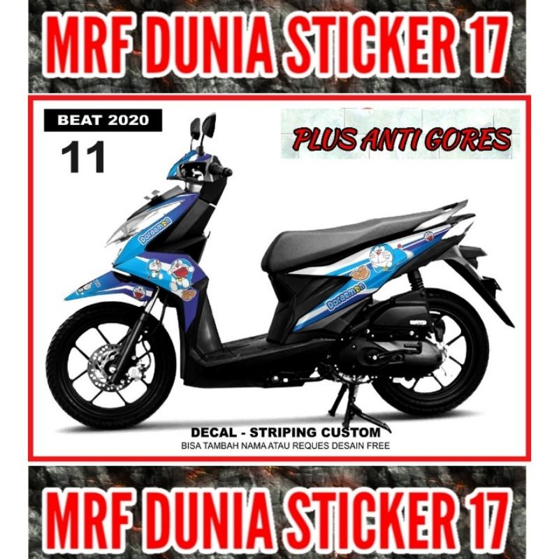 Sticker Decal Motor Beat 2020 Full Body dekal motor Beat 2020 Full Body Stiker Striping motor Beat 2