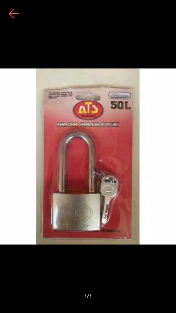 Kunci Gembok Ats 50 Mm Leher Panjang. Kuat Dan Tahan Lama.gembok Pagar