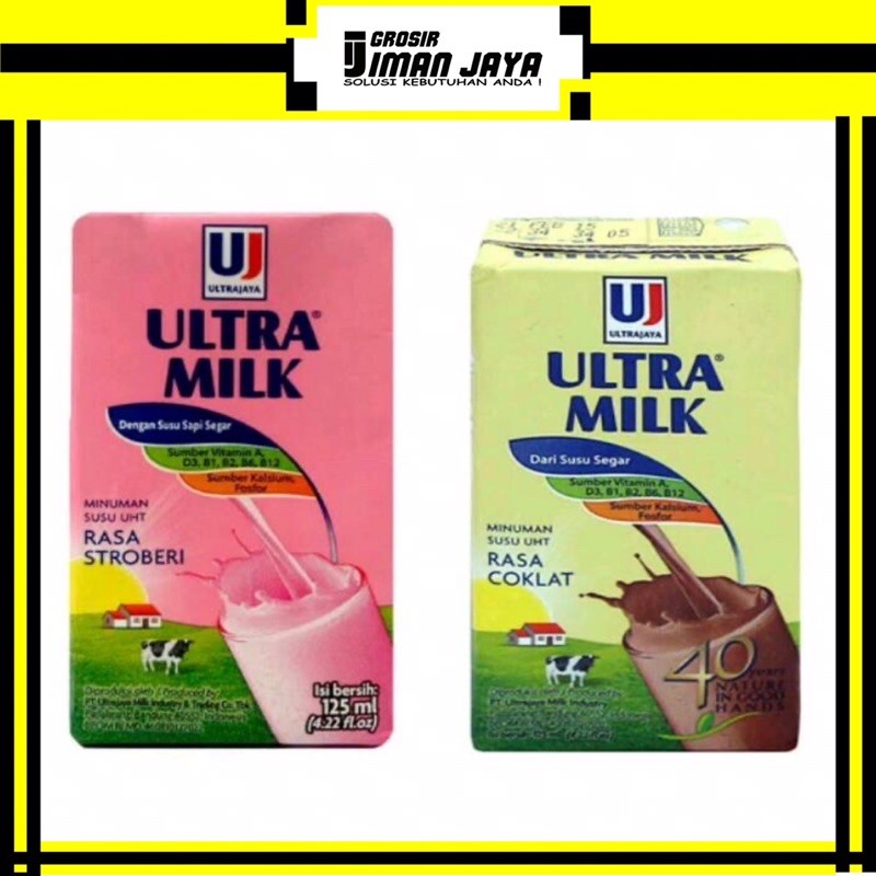 Jual Susu Ultra Milk 125ml Indonesia Shopee Indonesia