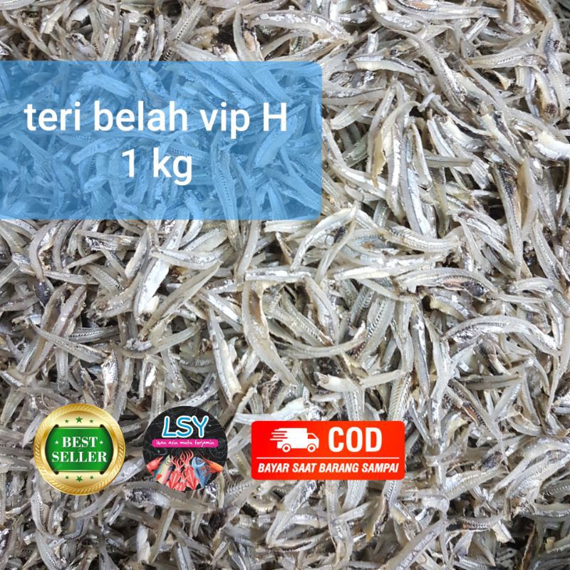 

ikan asin teri belah vip / jengki belah vip 1kg