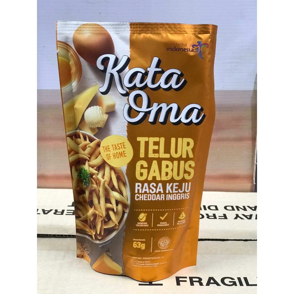 

Kata Oma Telur Gabus Rasa Keju Cheddar 68 gr