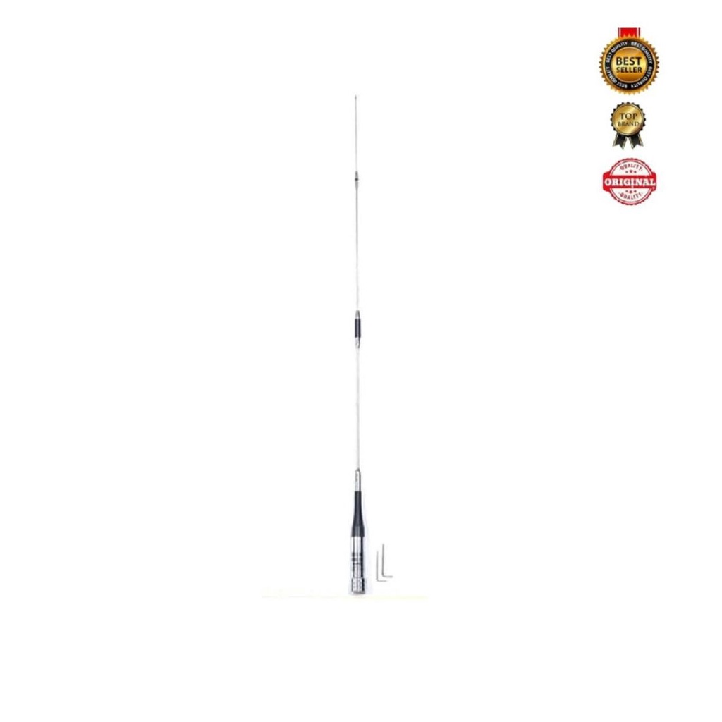 ANTENNA BRC N-850 N850 N 850 SILVER PUTIH ANTENA DUAL BAND MOBIL RIG TURING TOURING ORIGINAL TAIWAN