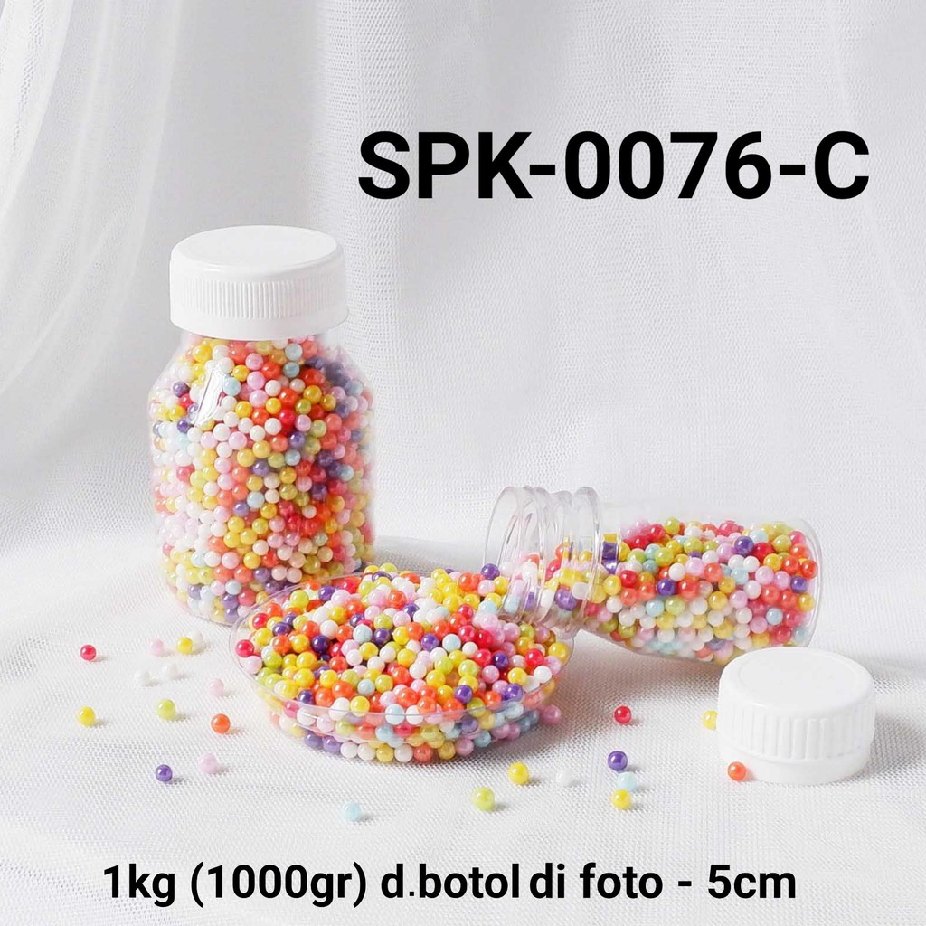 

SPK-0076-C Sprinkles sprinkle sprinkel 1kg 1 kg kilo mutiara rainbow yamama baking grosir murah sprinkles cake dekorasi mutiara trimit decoration story sprinklestory sprinklesstory sprinkle story yamama baking
