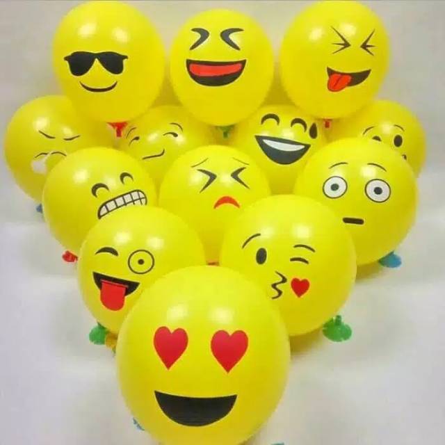 BALON LATEX EMOJI/ SMILE