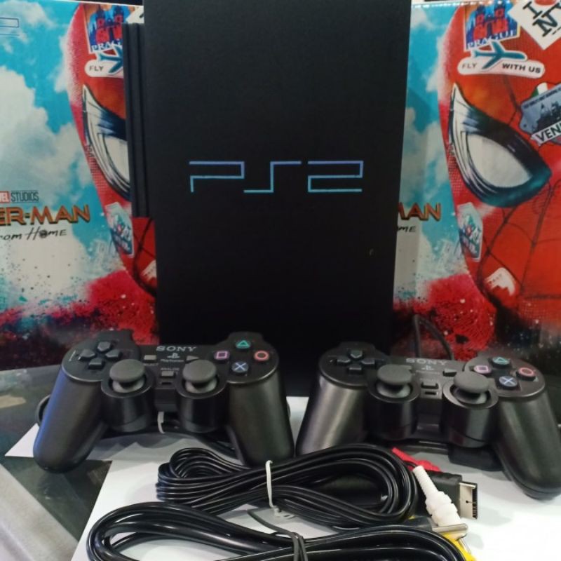 MESIN PS2 FAT HARDISK 160GB PLUS STIK 2